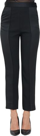 Simona Corsellini Simona Corsellini Viscose Trousers - Black
