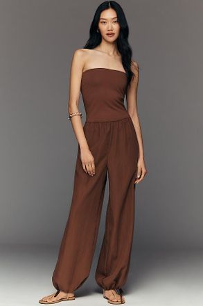 Maeve Strapless Twofer Jumpsuit