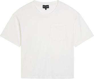 Emporio Armani Cotton T-shirt - Cream - Xxl (UK18 / Xxl)