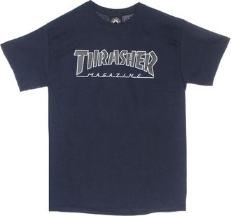 Thrasher Navy/Black Heren T-shirt - Heren - T-shirts - Blauw - XL - Katoen - Tops