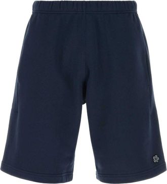 Kenzo Navy Blue Logo Shorts