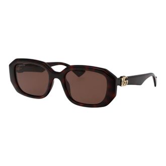 Gucci Gg1535S Sunglasses - female - Gucci - Sunglasses - Brown - 54 MM - Accessories