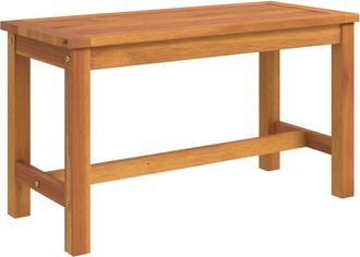 vidaXL Banco De Jard&iacute;n Madera Maciza De Acacia 80x35x45 Cm Vidaxl