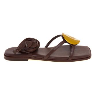 Vic Mati&eacute; Flat Sandal - female - Vic Mati&eacute; - Flat Sandals - Brown - 6 UK - Shoes