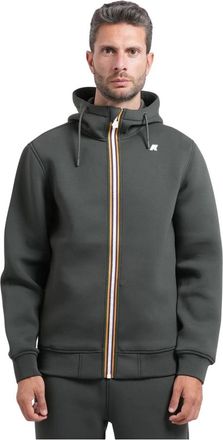 K-Way Uomo, Felpe, Verde, M, new