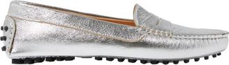Scarosso Ashley Loafers - Handgemaakt - Dames - Loafers - Grijs - 39 EU - Leer - Schoenen