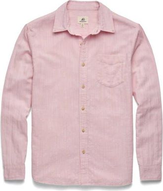 Surfside Supply Co. Brian Slub Shirt in Coral Blush at Nordstrom, Size Xx-Large
