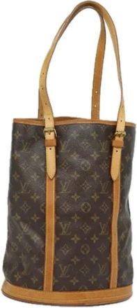 Louis Vuitton Pre-owned Bucket Bags, female, Brown, Size: ONE SIZE Pre-owned Bucket Bag