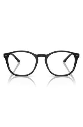 A|X Armani Exchange 50MM PHANTOS in Matte Black/demo Lens at Nordstrom