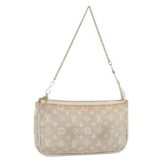Louis Vuitton Pre-owned Canvas Schoudertas - Dames - Pre-owned - Beige - Maat: ONE Size