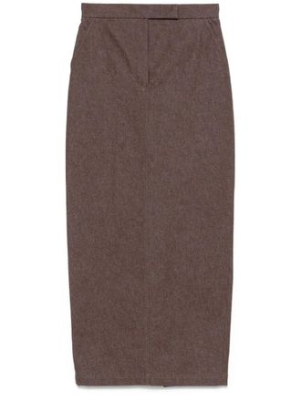 ワンピース Max Mara DIDONE - Technical mesh flare dress Flared technical mesh dress, white | 