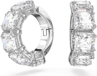Swarovski Millenia Clip Oorbellen - Dames - Oorbellen - Wit - ONE Size - Accessoires
