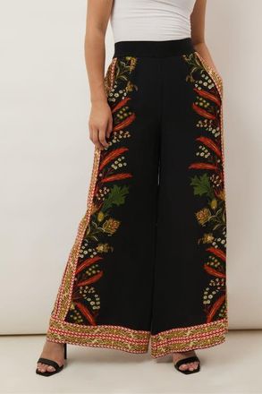 Raishma Reyna Trousers in Botanical at Nordstrom, Size 12 Uk