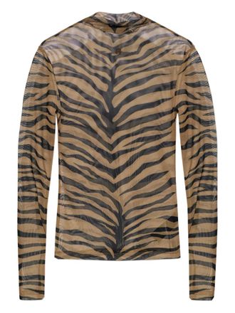Amiri zebra-print top - Neutrals