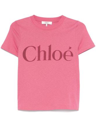 関税送料込★Chloe フィットロゴTシャツ Chloé Printed T-Shirts − Sale: up to −81% | Stylight