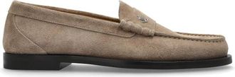 Jimmy Choo London Ethan su&egrave;de loafers - Heren - Loafers - Grijs - 40 EU - Su&egrave;de - Schoenen