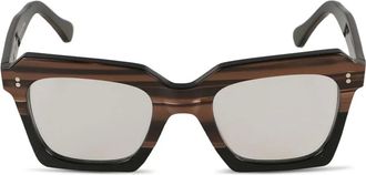 Kàdor Occhiali Kallima geometrici - Marrone