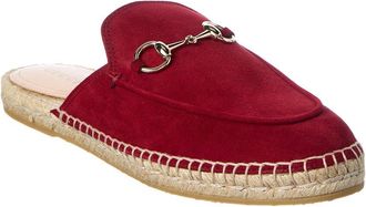 Gucci Horsebit Suede Mule