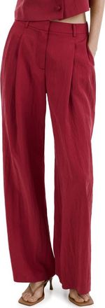 Mango Tailored Straight Leg Pants at Nordstrom, Size 2