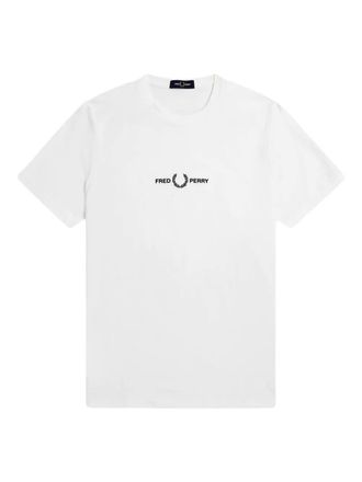 Fred Perry logo T-shirt - men - Cotton - M - White