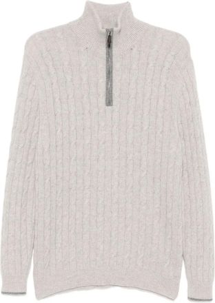 N.Peal Albemarle jumper - men - Organic Cashmere - M - Neutrals