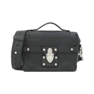 Louis Vuitton Black Leather Shoulder Bag (Pre-Owned)