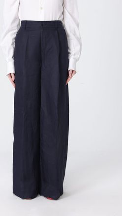 Lauren Ralph Lauren Pantaloni a gamba larga Lauren Ralph Lauren in misto lino