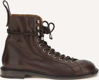 Versace Billy leather ankle Boots Male 41