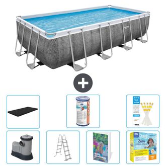Bestway Piscina Bestway Power Steel Rectangular - 549x274x122 Cm - 8-piezas S572