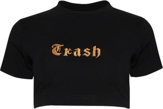 VETEMENTS T-shirt con ricamo - Nero