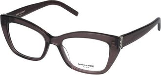 Saint Laurent SL M117 Eyeglasses - Dames - Brillen - Bruin - 53 MM - Accessoires