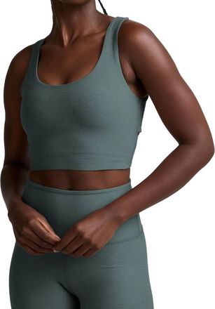 Beyond Yoga Twister Cropped Tank Top In Storm