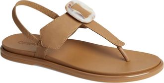 Olukai Womens Lai T-Bar Sandal In Tan
