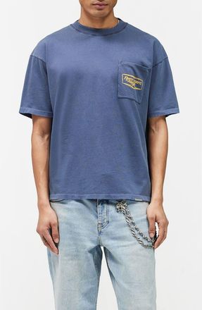 Represent Nothing Faster Cotton T-Shirt in Indigo at Nordstrom, Size Xx-Large