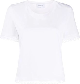 Dondup 000 Shirt - Dames - T-shirts - Wit - M - Katoen - Tops