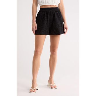 FRNCH Chiara Cotton Shorts in Noir at Nordstrom Rack, Size X-Small