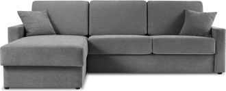 BLOOMINGLOFT 4-Sitzer Ecksofa Portia mit Bettfunktion (140 x 195 cm) Eckteil links