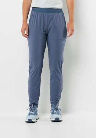 Jack Wolfskin Relaxhose JACK WOLFSKIN PRELIGHT CHILL PANTS W, Damen, Gr. L (42/44), Normalgr&ouml;ssen, blau (evening, sky), 1. OBERSTOFF: 86% POLYAMID, 14% ELASTHAN 2. 