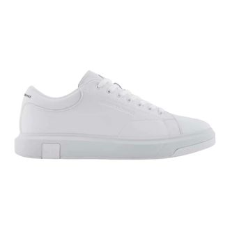 A|X Armani Exchange Sneakers, male, White, Size: 13 US Leather Sneaker