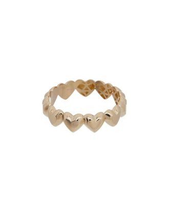 Italian Gold, Inc 14K 5.3Mm Puffed Heart Band Ring