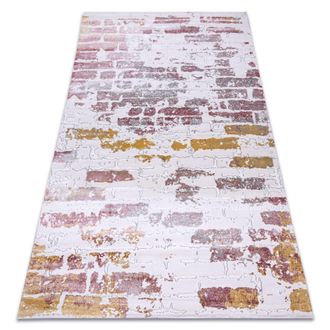 RugsX Tappeto Acrilico Dizayn Rosa Multicolour 160x230 Cm