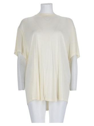 Darkpark Back Button Detail Loose-Fitting T-Shirt