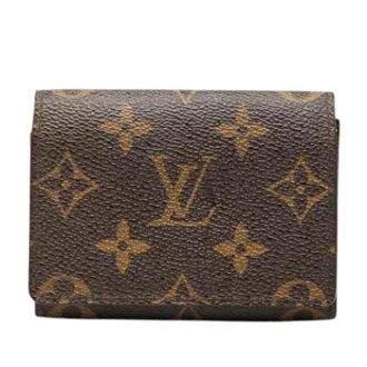 Louis Vuitton Pre-owned Wallets, female, Brown, Size: ONE SIZE Pre-owned Card Holder