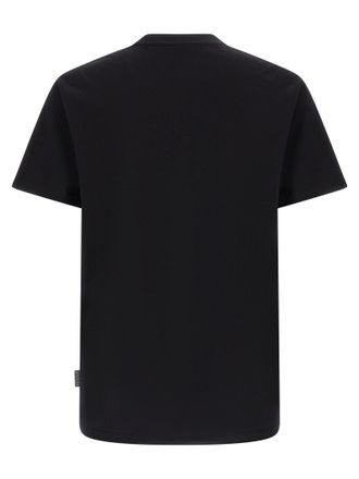 Philipp Plein Logo-Embroidered Cotton Jersey T-Shirt - Black
