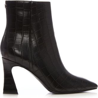 Moda in Pelle Linette Patent Mocc Croc Ankle Boots