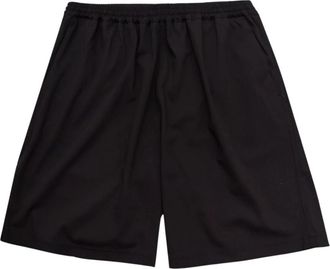 BONSAI Zwarte Basket Fit Shorts - Heren - Korte Broeken - Zwart - M - Korte Broeken
