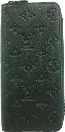 Louis Vuitton Noir Long Wallet (Bi-Fold) (Pre-Owned)