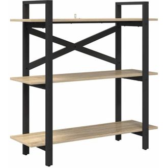 vidaXL Estante de libros Roble Sonoma 100 x 33,5 x 102 cm vidaXL