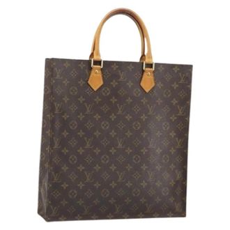 Louis Vuitton Pre-owned Tote Bags, female, Brown, Size: ONE SIZE Pre-owned Canvas Tote Bag