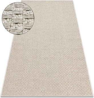 RugsX Rugsx - Carpet origi 3661 beige - flat-woven sisal string beige 155x220 cm